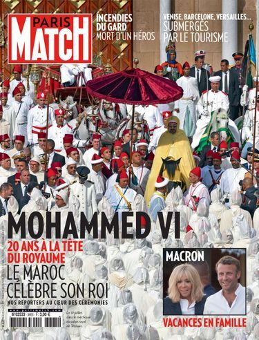 Mohammed VI en couverture de Paris Match numéro 3665.