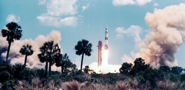 Lancement d'Apollo 16 mission, le 19 avril 1972.