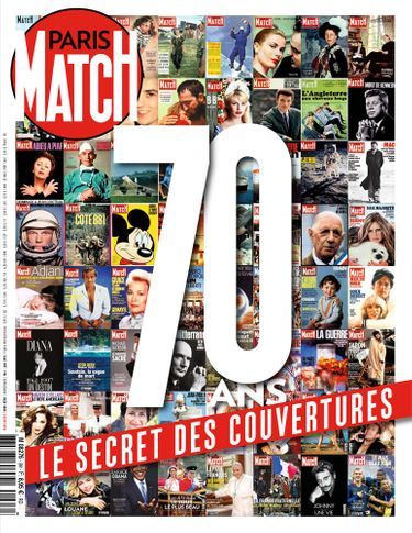 Notre hors-série anniversaire « 70 ans, le secret des couvertures de Match » est en vente chez votre marchand de journaux...