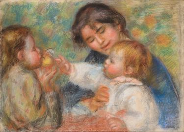 “Gabrielle, Jean et une petite fille”, Auguste Renoir, 1895 (Collection Léone Cettolin Dauberville)