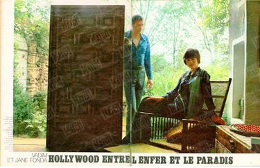 « Roger Vadim et Jane Fonda, Hollywood entre l'enfer et le paradis » - Paris Match n°1061, 6 septembre 1969