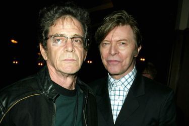 Lou Reed et David Bowie, en 2005, à New York.