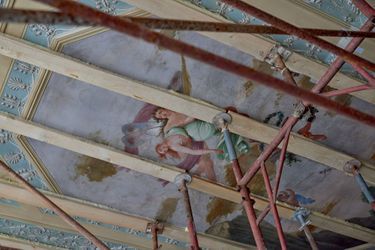 restauration des fresques du premier étage des anciennes Procuraties.