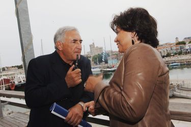 En 2005, DSK et Anne Sinclair, un an avant qu'il ne perde les premières primaires du PS.