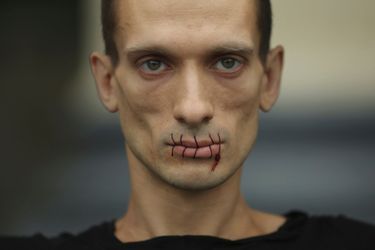 Piotr Pavlensky en juillet 2012.