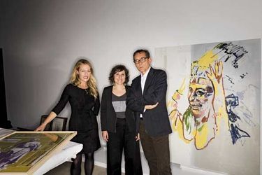 Diamna Widmaier, Emilie Bouvard, et Didier Ottinger, les trois commissaires de "Picasso.mania".