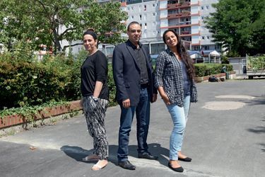 Anissa, Moulay et Zakia trois des quatre fondateurs de Association des talents pour la réinsertion professionnelle.