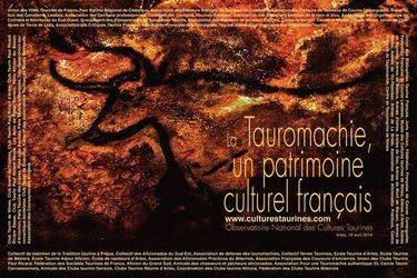 L’affiche diffusée par l’Observatoire National des Cultures Taurines.