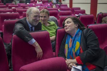 Denis Baupin et Emmanuelle Cosse lors d'une réunion d'EELV en janvier dernier.