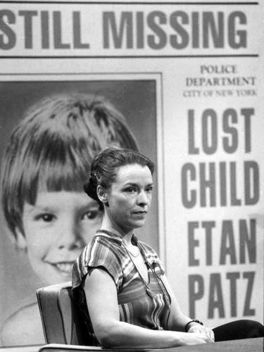 Julie Patz, la mère d'Etan en 1981.