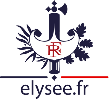 Le faisceau de licteur, emblème républicain utilisé par l'Elysée.