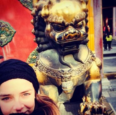 Selfie postée par Pauline Ducruet le 7 janvier 2015 sur son compte Instagram