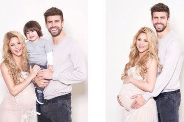 Shakira, Gerard Piqué et leur petit Milan prennent la pose pour la bonne cause