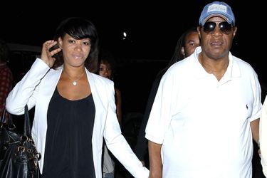 Stevie Wonder et sa fiancée, Tomeeka, en août dernier à Los Angeles