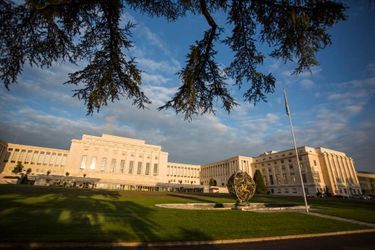 Le palais des Nations à Genève
