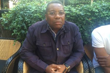 Pour Guy Mafimba, opposant congolais, ici à Anthony en septembre 2016, "on a joué le jeu de la démocratie et on a été lâché par la France"