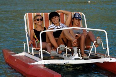 Marlène, Joy et EVa en vacances aux Antilles en 1993.