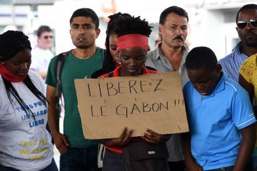 Samedi 4 septembre 2016, les Gabonais ont manifesté dans toute la France, ici à Marseille, pour défendre la démocratie dans leur pays.