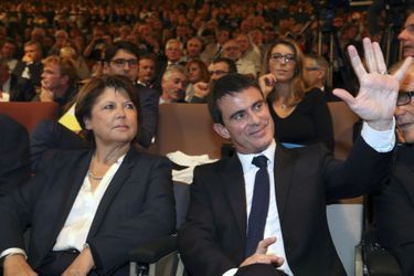 Martine Aubry et Manuel Valls, le 9 octobre dernier, à Lille.