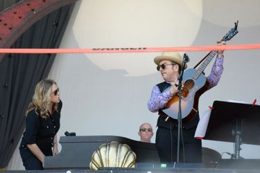 Diana Krall et Elvis Costello, couple sur scène et à la ville.