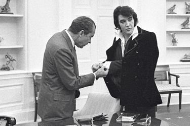 Elvis Presley et Richard Nixon