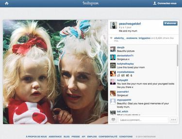 Sur Instagram, son dernier post est une photo d’elle et sa mère, Paula Yates, qu’elle a perdue à 11 ans, morte d’une overdose.