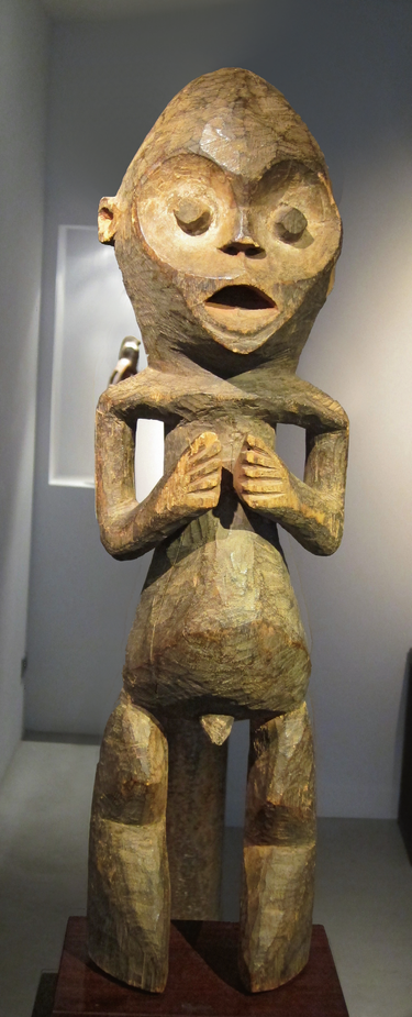 Une statue mambila du Nigeria (galerie Alain de Monbrison, Paris).