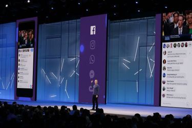 Le 1er mai, Mark Zuckerberg fait la démonstration de la nouvelle fonctionnalité "watch party" en prenant exemple sur son audition devant le Congrès.