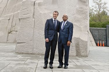 Au mémorial Martin-Luther-King, avec John Lewis.