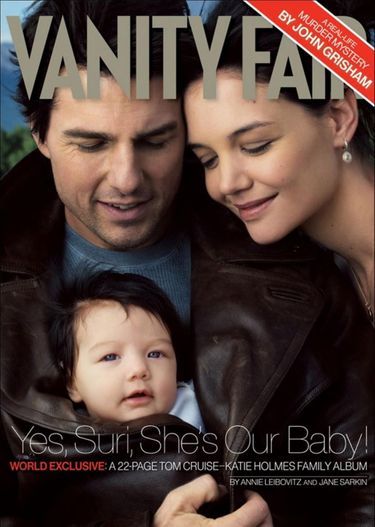 Katie Holmes et Tom Cruise présentent leur fille Suri en une de "Vanity Fair"
