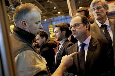 François Hollande interpellé au salon de l'agriculture