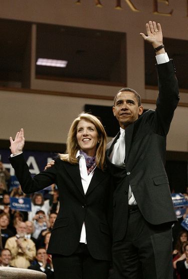 Dès 2008, Caroline Kennedy a apporté son soutien à Barack Obama.