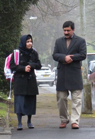 Malala Yousufzai et son père
