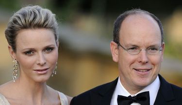 Le prince Albert II de Monaco et son épouse Charlene-