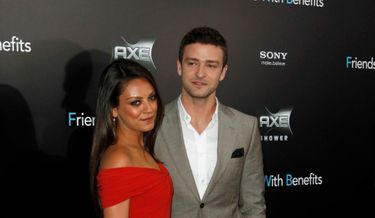 Première Friends with benefits Mila Kunis et Justin Timberlake-