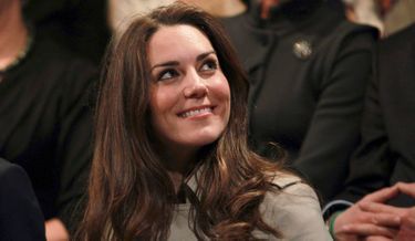 Souriante Kate Middleton-