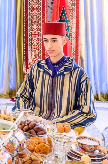 Le prince Moulay El Hassan du Maroc à Salé, le 7 avril 2022