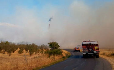 Le feu a dévasté quelque 1000 hectares dans l’Hérault ces derniers jours. Le département est en état d’alerte sécheresse renforcée, comme une quarantaine d’autres.