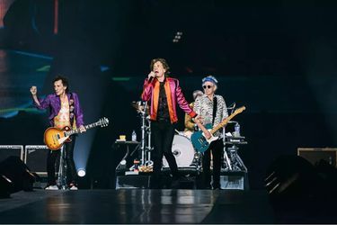Les Rolling Stones au Groupama Stadium de Lyon.