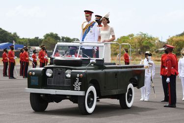 Le prince William et Kate Middleton à Kingston en Jamaïque, le 24 mars 2022