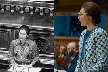 La ministre de la Santé présente sa loi sur l’interruption volontaire de grossesse au Sénat, le 13 décembre 1974. Elle a été adoptée deux semaines plus tôt à l’Assemblée nationale. Elsa Zylberstein en présidente du Parlement européen. Simone Veil y avait été élue en 1979.