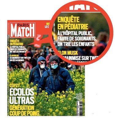 Le Paris Match sorti le 10 novembre. François Braun a démenti deux jours plus tard dans le « Parisien -
Aujourd’hui en France »