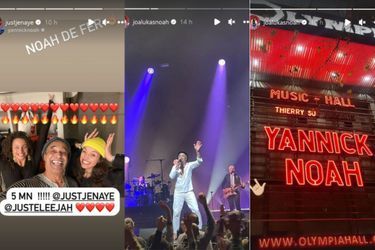 Capture écran Instagram Jenaye Noah et Joalukas Noah, le 13 décembre 2022.