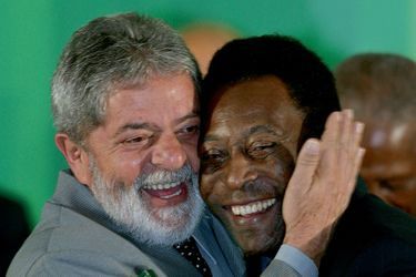 Un trésor national choyé par le président Lula. À Brasilia, le 26 juin 2008.