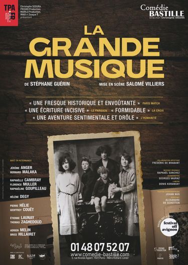 La Grande Musique à la Comédie Bastille  5 rue Nicolas Appert  75011 Paris