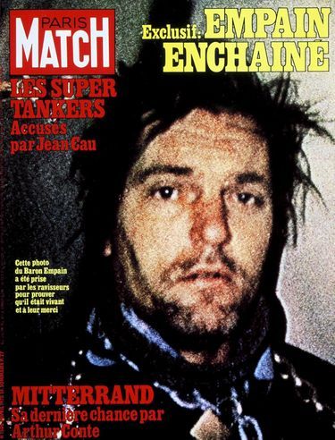 «Empain enchainé» en couverture de Paris Match n°1506, daté du 7 avril 1978
