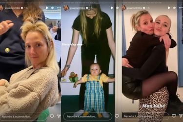 Chloé Jouannet célèbre l'anniversaire de sa tante Audrey Lamy avec de drôles de photos sur Instagram, le 19 janvier 2023.