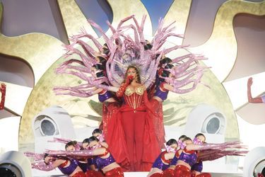 Le concert de Beyoncé à Dubaï, pour l'inauguration de l'hôtel Atlantis The Royal, le 21 janvier 2023.