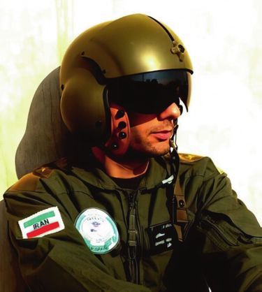 Hamed Mohammadi, quand il était pilote pour l'armée de l'air iranienne.