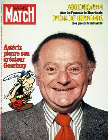 À la mort de Goscinny, le 5 novembre 1977, Match lui consacre sa couverture du numéro 1486.